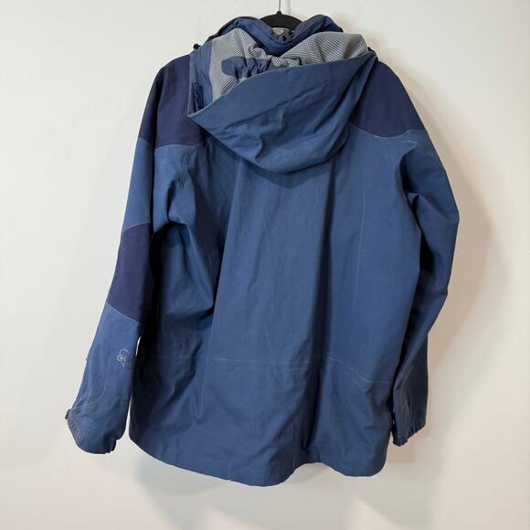 Patagonia Men's Vintage Ski Jacket Full Zip Hooded Waterproof Blue Large - Picture 2 of 14